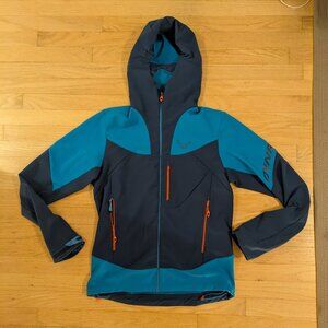 Dynafit Mercury Pro Jacket‎ Full Zip Hooded Softshell Poseidon Blue